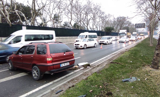 حادث مروري يشل حركة المرور بإسطنبول