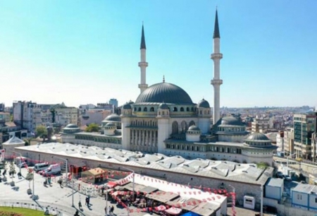 اكتمال نحو 99 في المائة من أعمال بناء مسجد تقسيم في إسطنبول