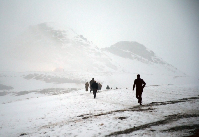 صور الثلوج البيضاء تغطي ازقة ولاية أرضروم، تقع شمال شرقي تركيا، وتعد من أبرز الوجهات السياحية في البلاد، لا سيما في موسم الشتاء.